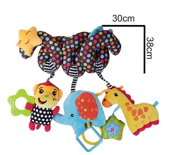 Подвеска-мобиль на кроватку "Пять цветов"