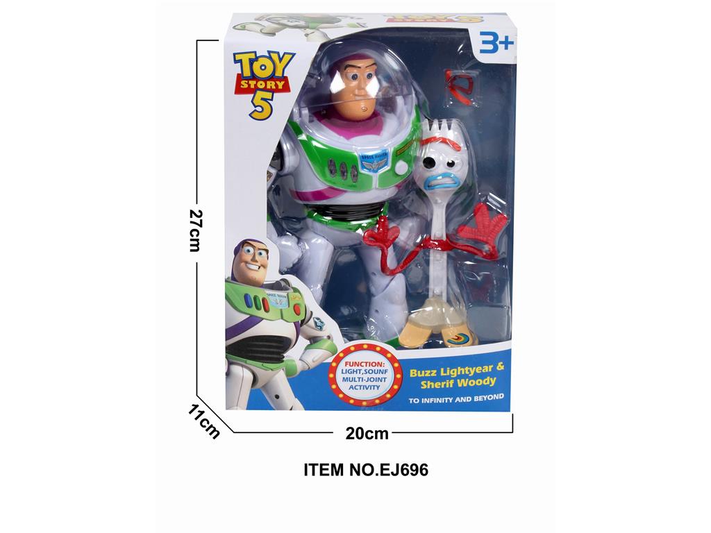 Музыкальный космический солдат Toy Story со светом и вилкой