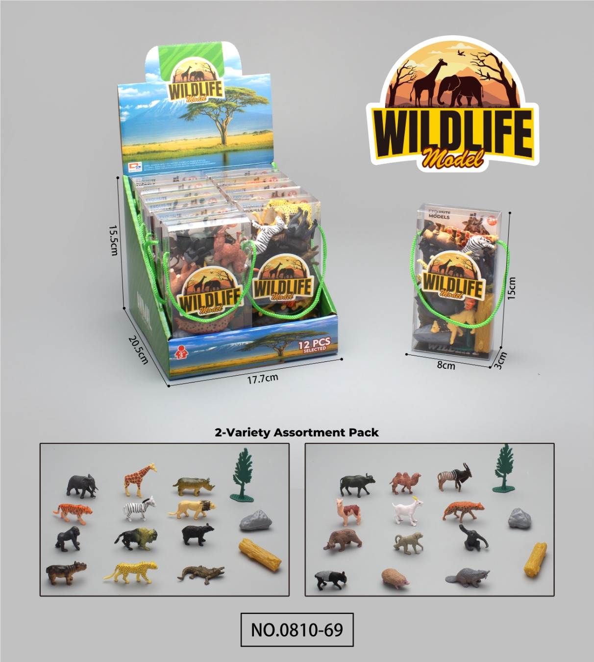 Набор диких животных Wild Series оптом