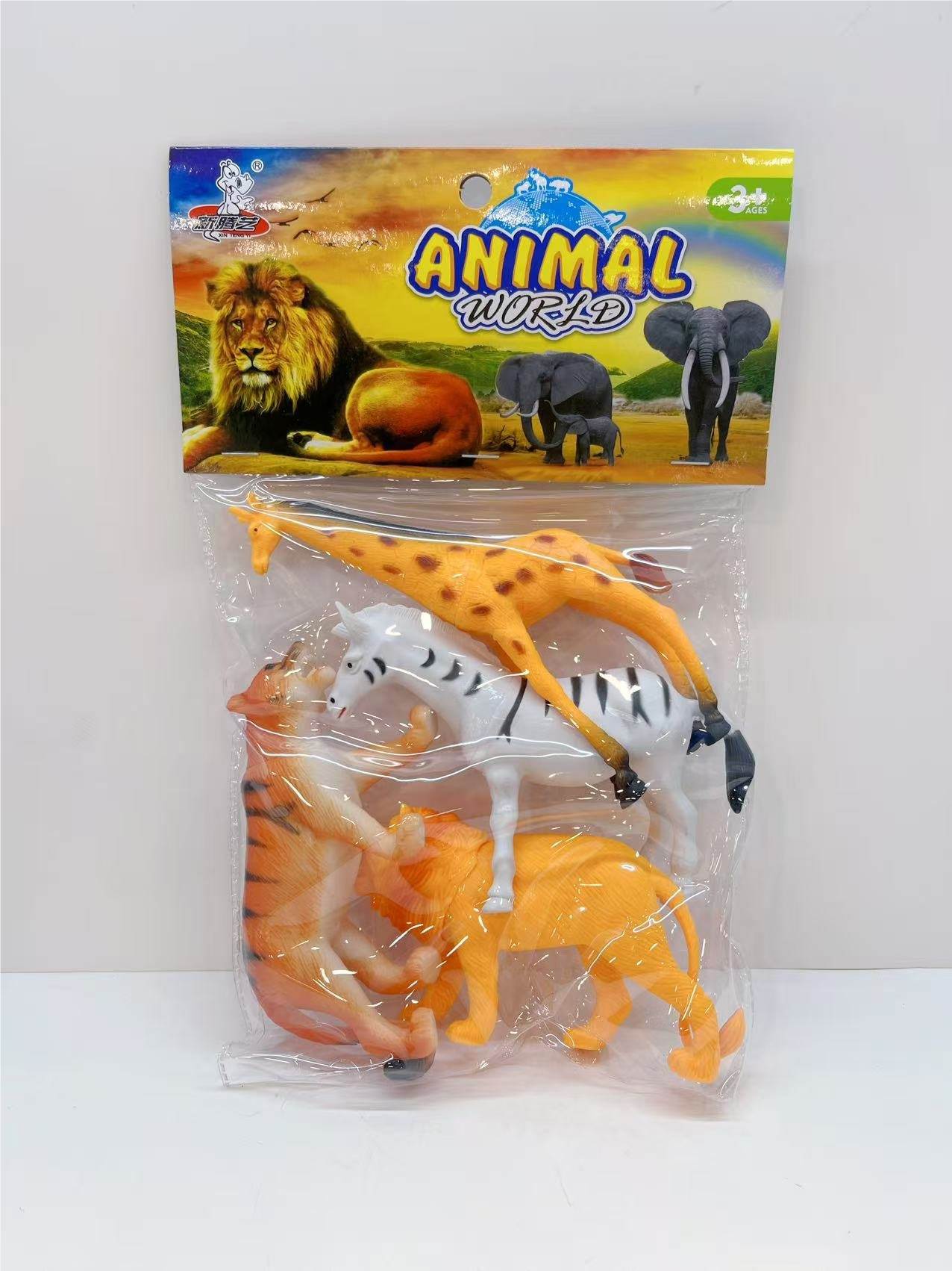 Набор из 4 фигурок животных