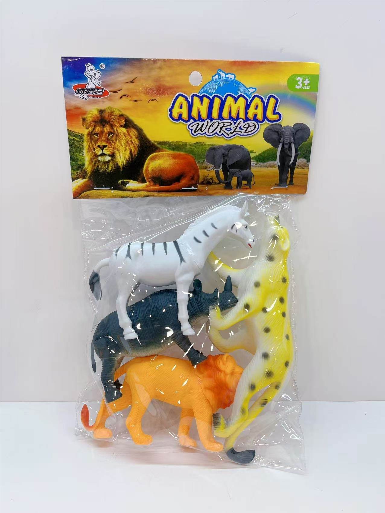 Набор из 4 фигурок животных