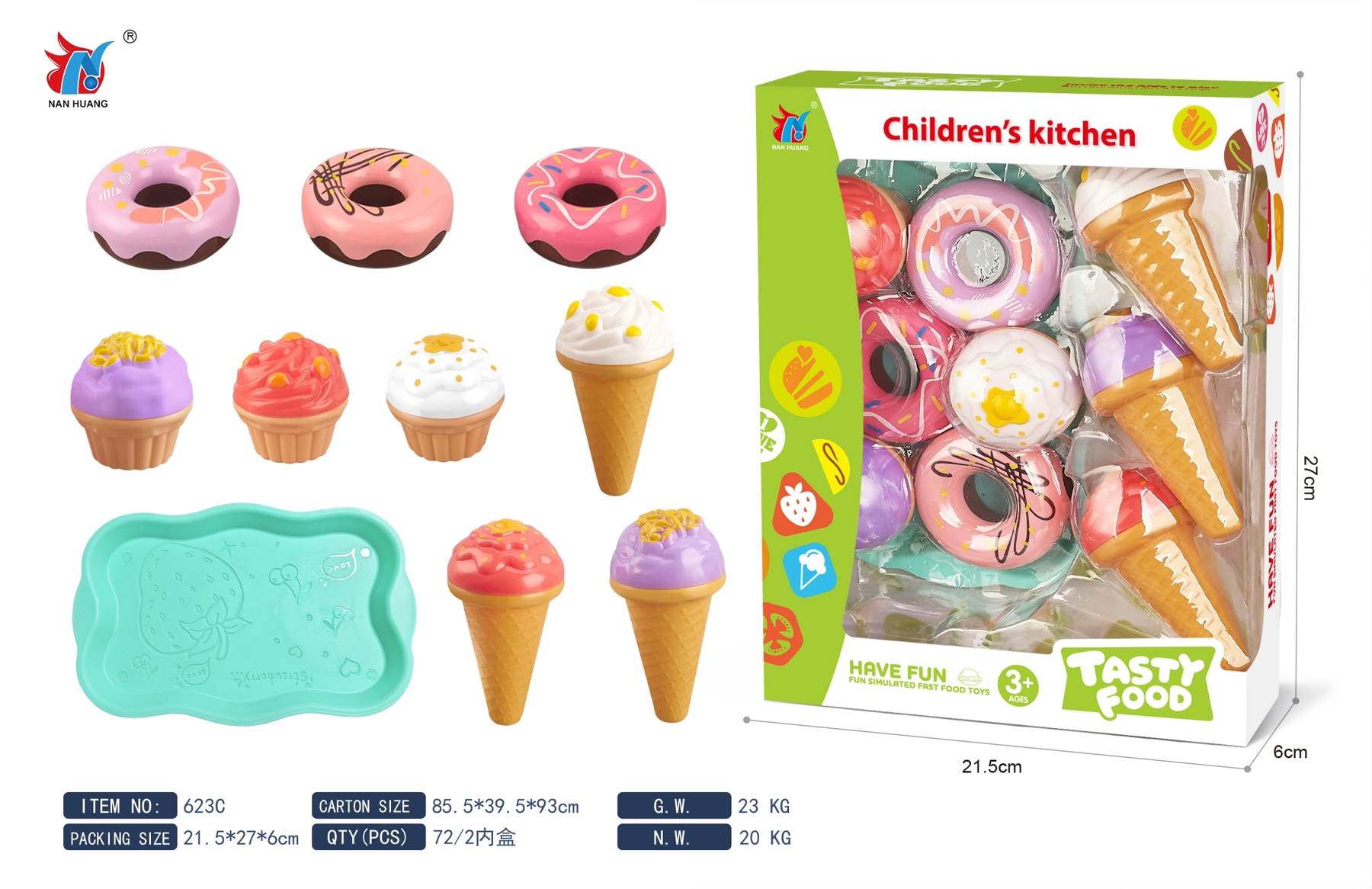 Игровой набор "Десерты" для сюжетно-ролевых игр