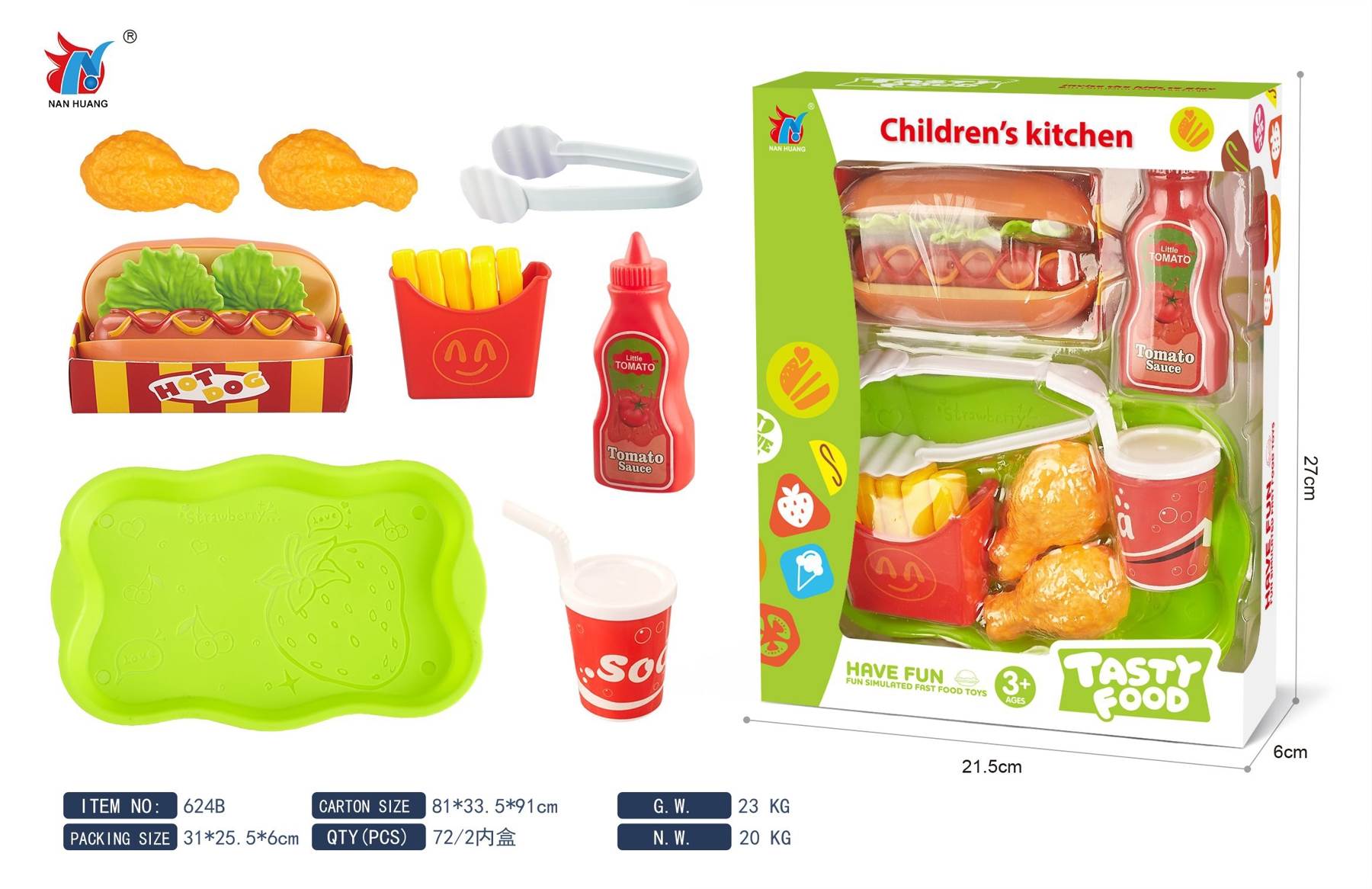 Игровой набор Хот-дог, сюжетно-ролевая игра
