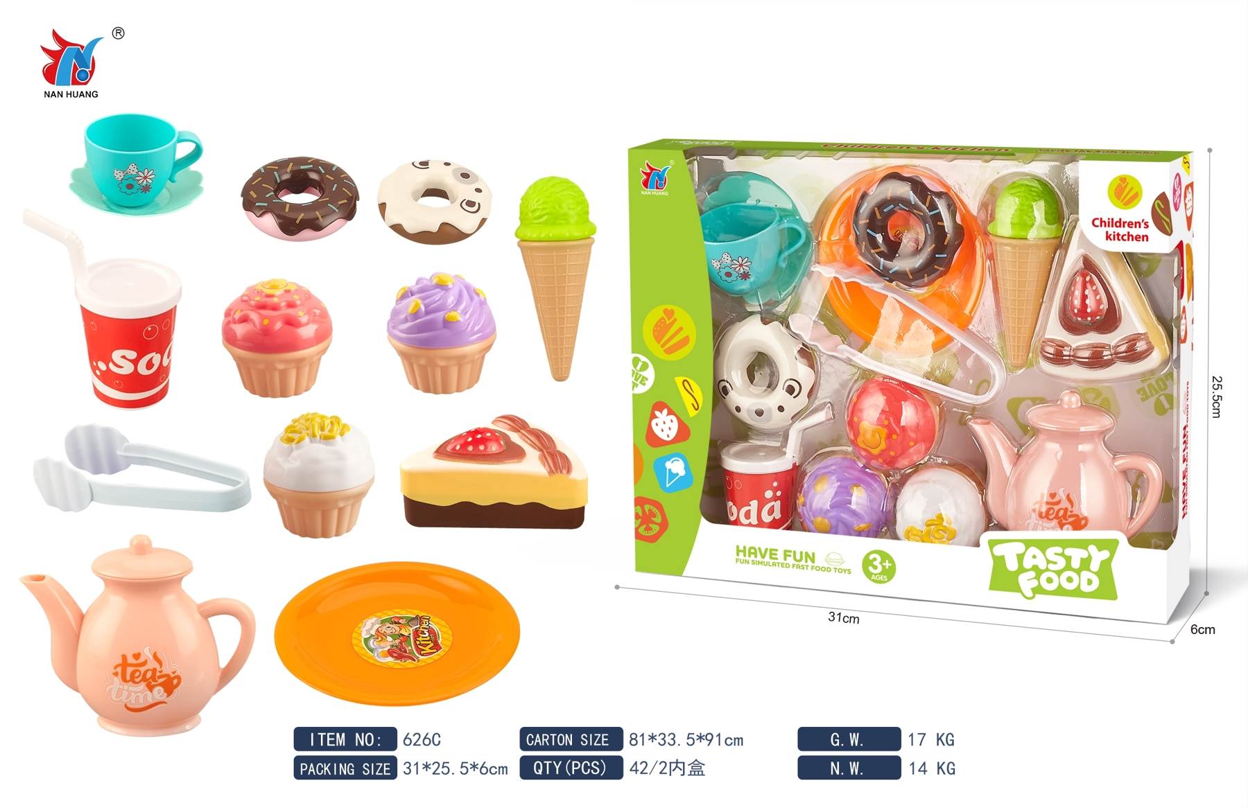 Игровой набор "Десерты" для сюжетно-ролевых игр