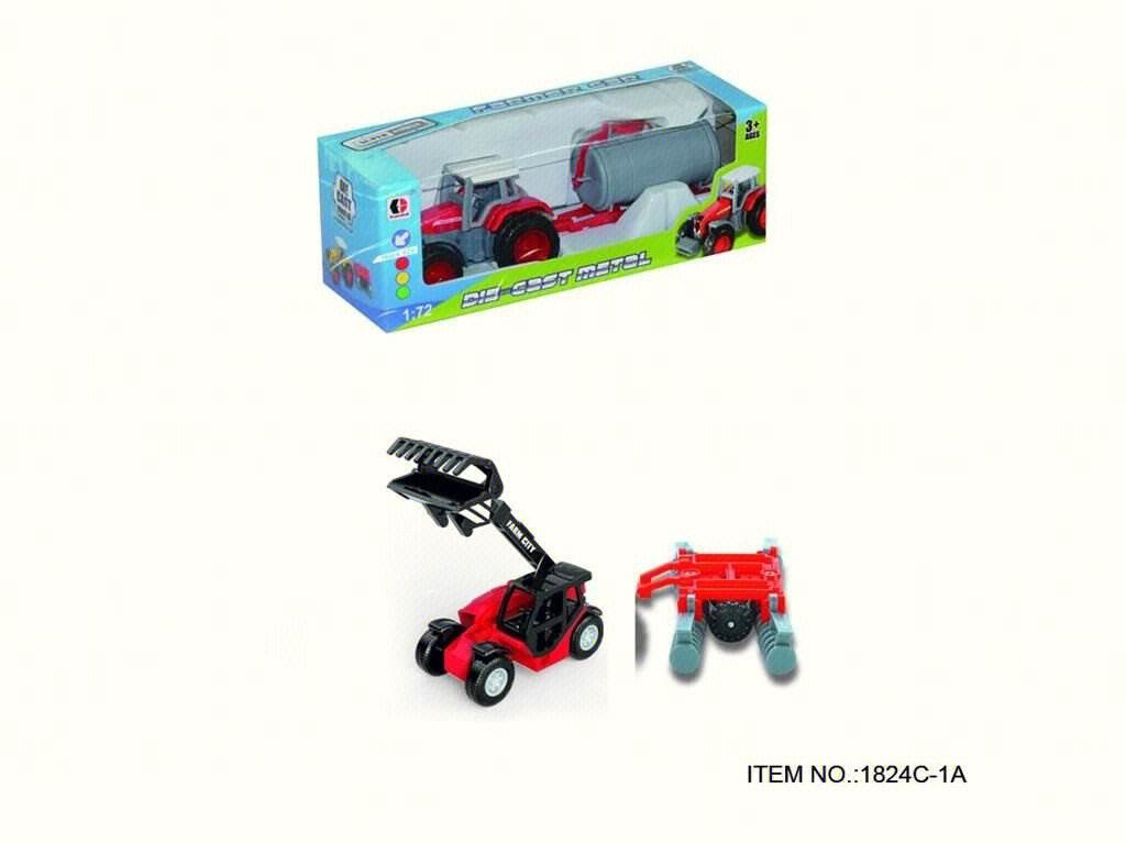 Инерционная модель фермерского трактора 1:72
