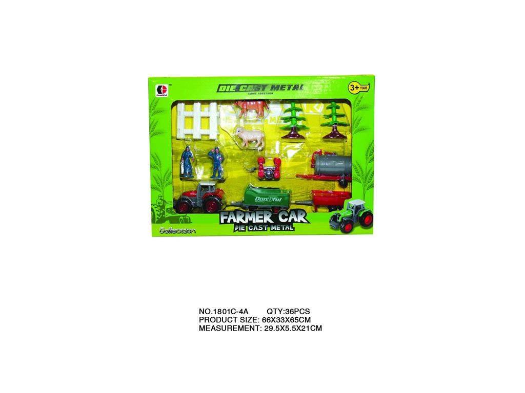 Металлическая модель трактора 1:72