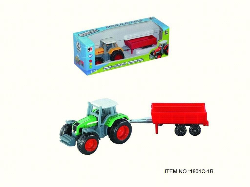 Инерционная модель фермерского трактора 1:72