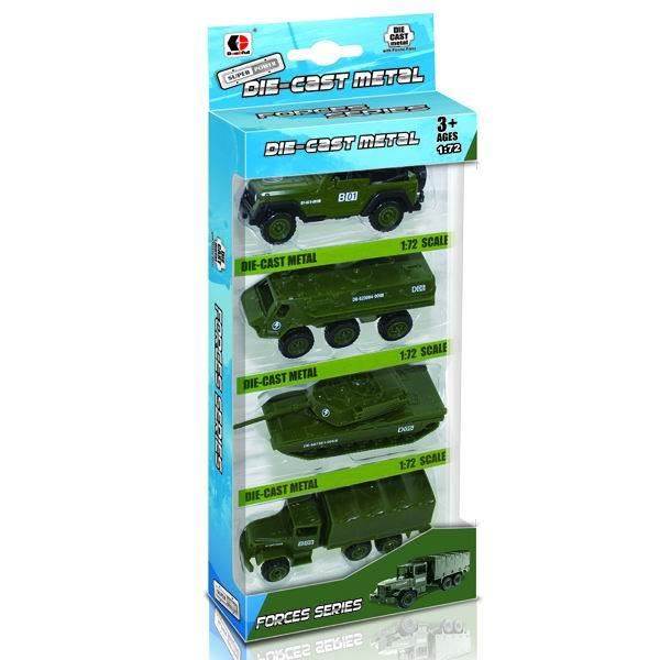 Военный набор 1:72: машинки, сплав, имитация
