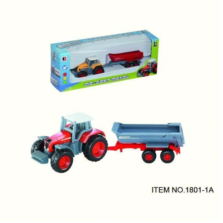 Инерционная модель фермерского трактора 1:72