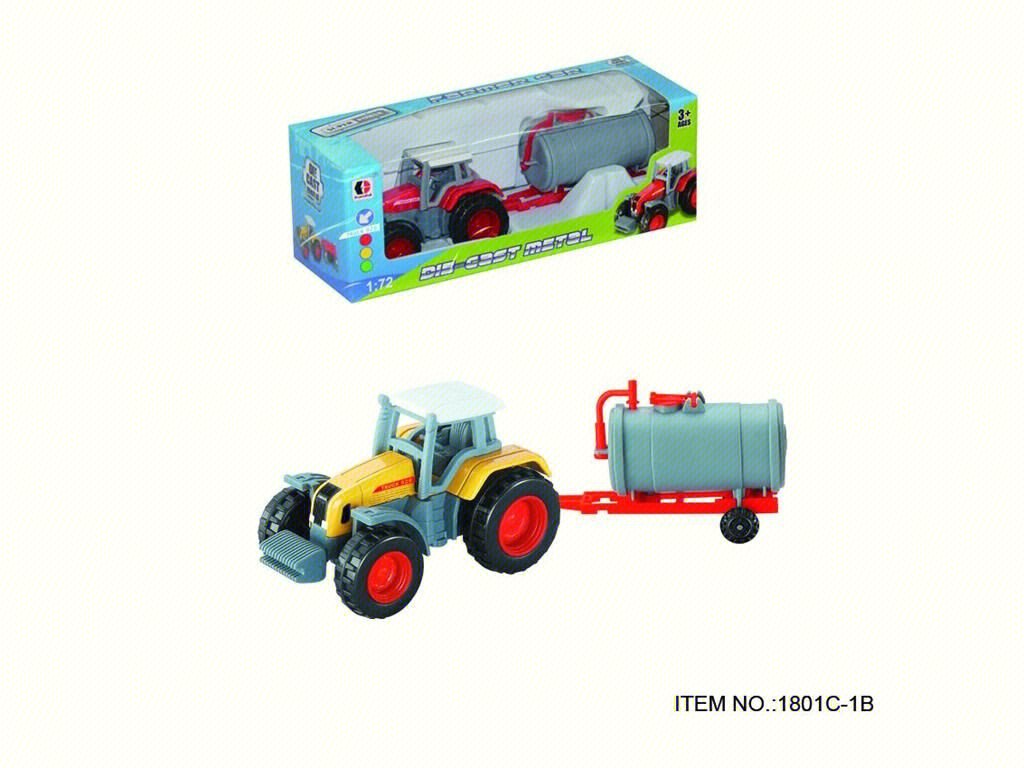 1:72 Металлическая модель фермерского трактора