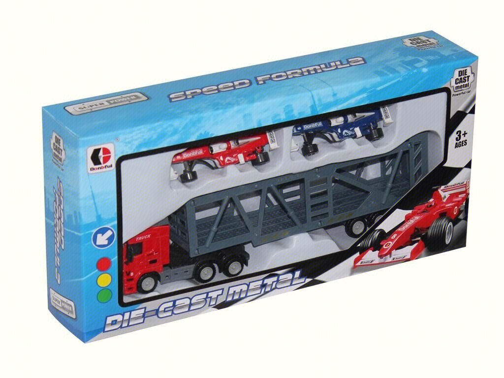 Контейнеровоз 1:64 с маленькой машинкой