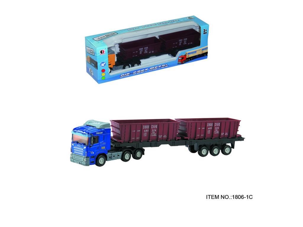 Металлическая модель контейнеровоза 1:48