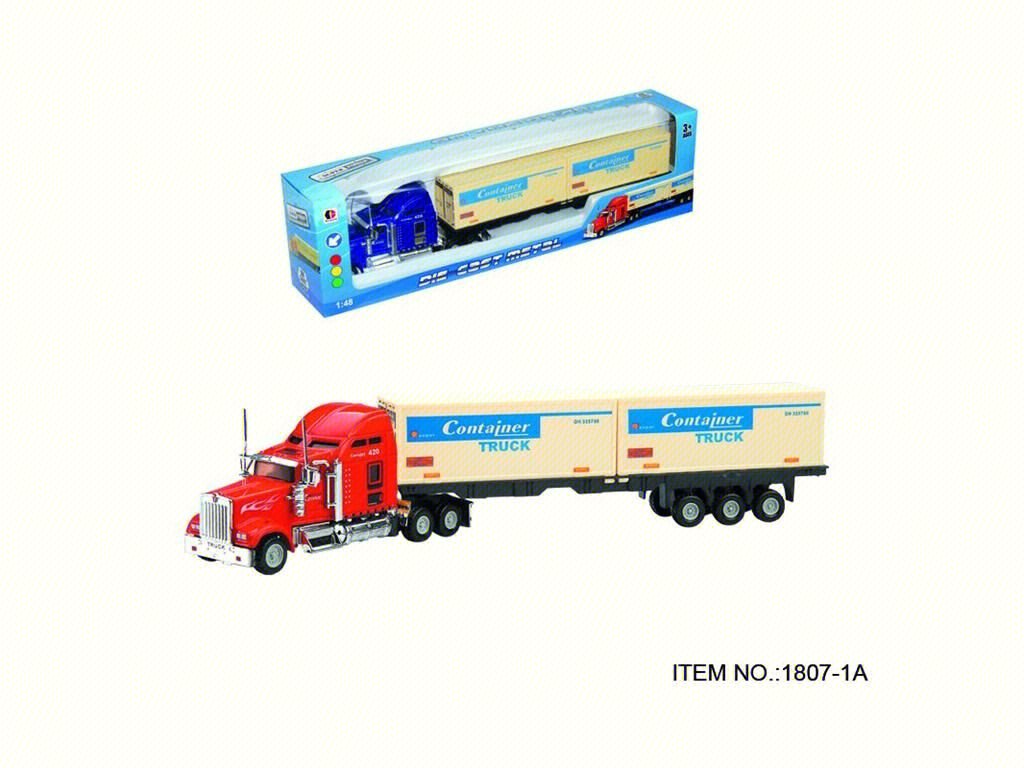 Металлическая модель контейнеровоза 1:48