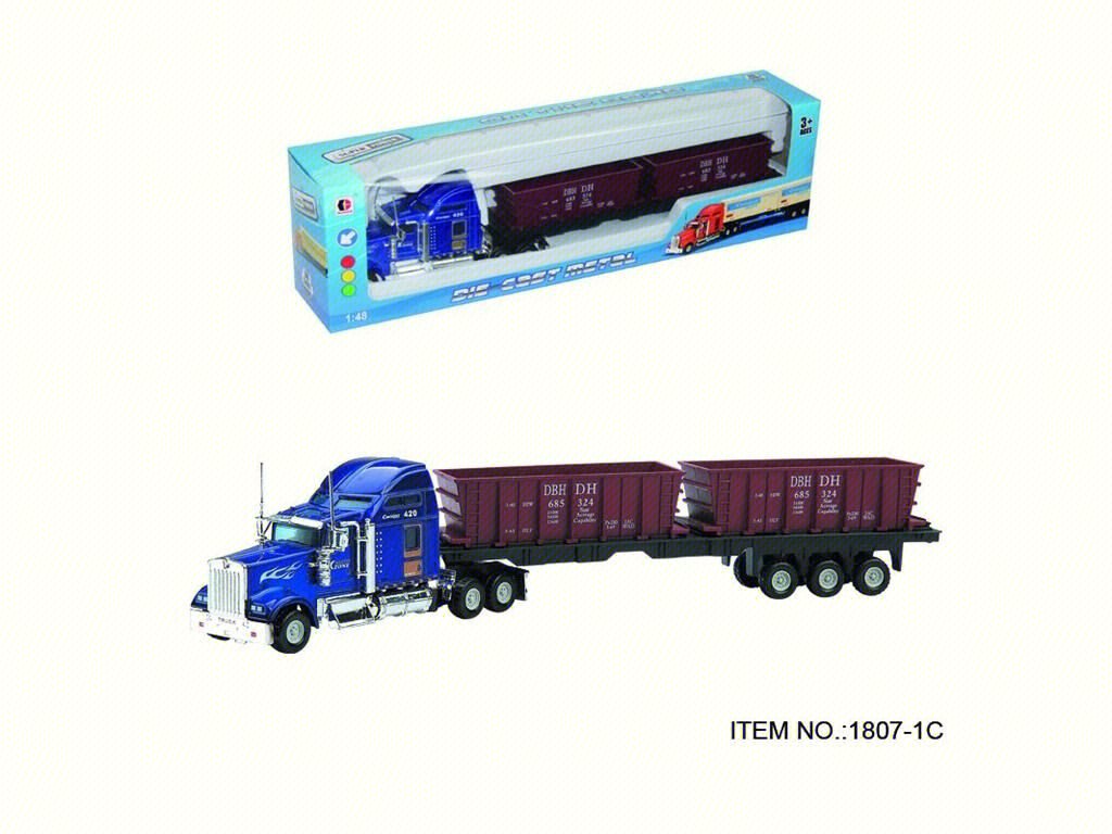 Металлическая модель контейнеровоза 1:48