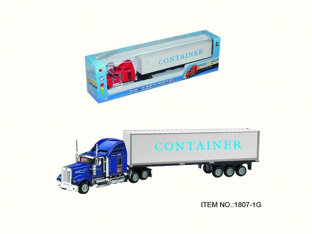 Металлическая модель контейнеровоза 1:48
