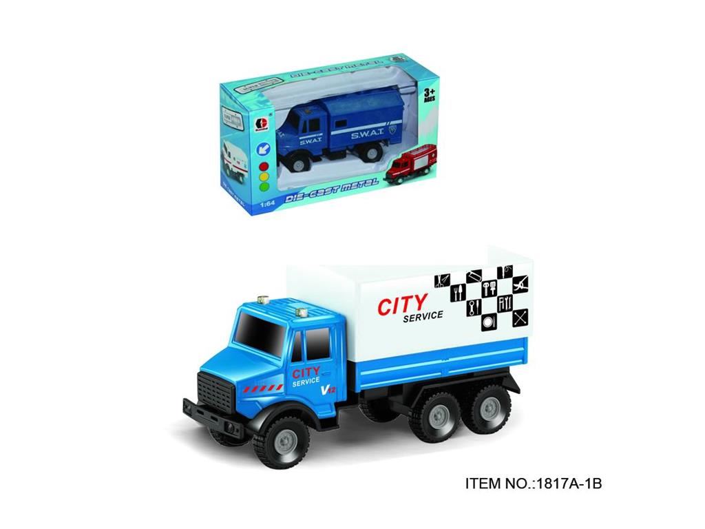 Металлические машинки скорой помощи 1:64
