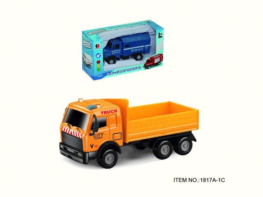 Металлические машинки скорой помощи, серия 1:64