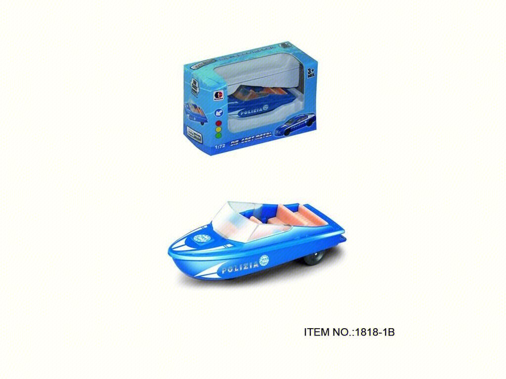 Металлические машинки полиции 1:72, серия