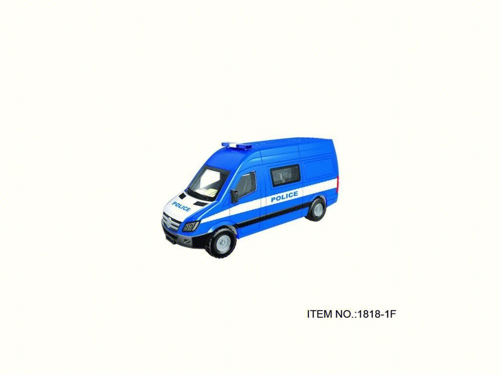 Металлические машинки полиции 1:72, серия