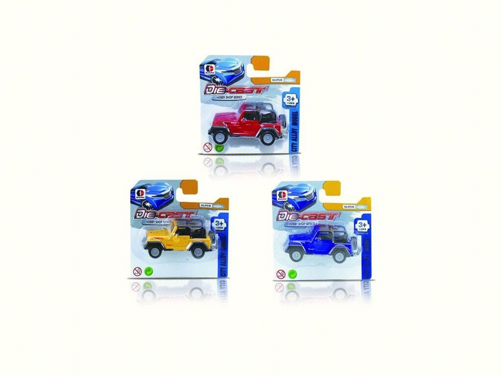 Металлическая модель джипа 1:72