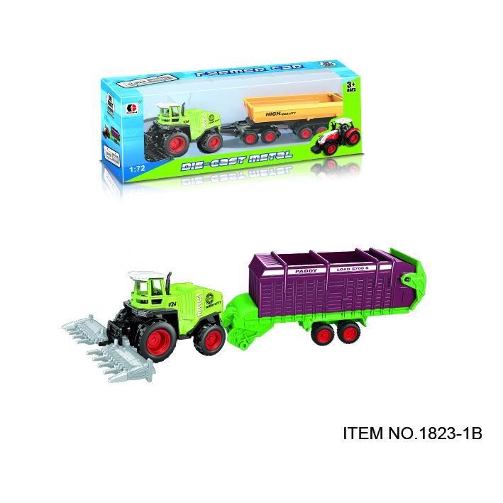 Металлическая модель фермерского трактора 1:72