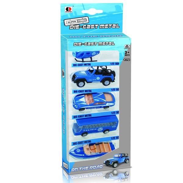 Игровой набор полицейских машинок 1:72