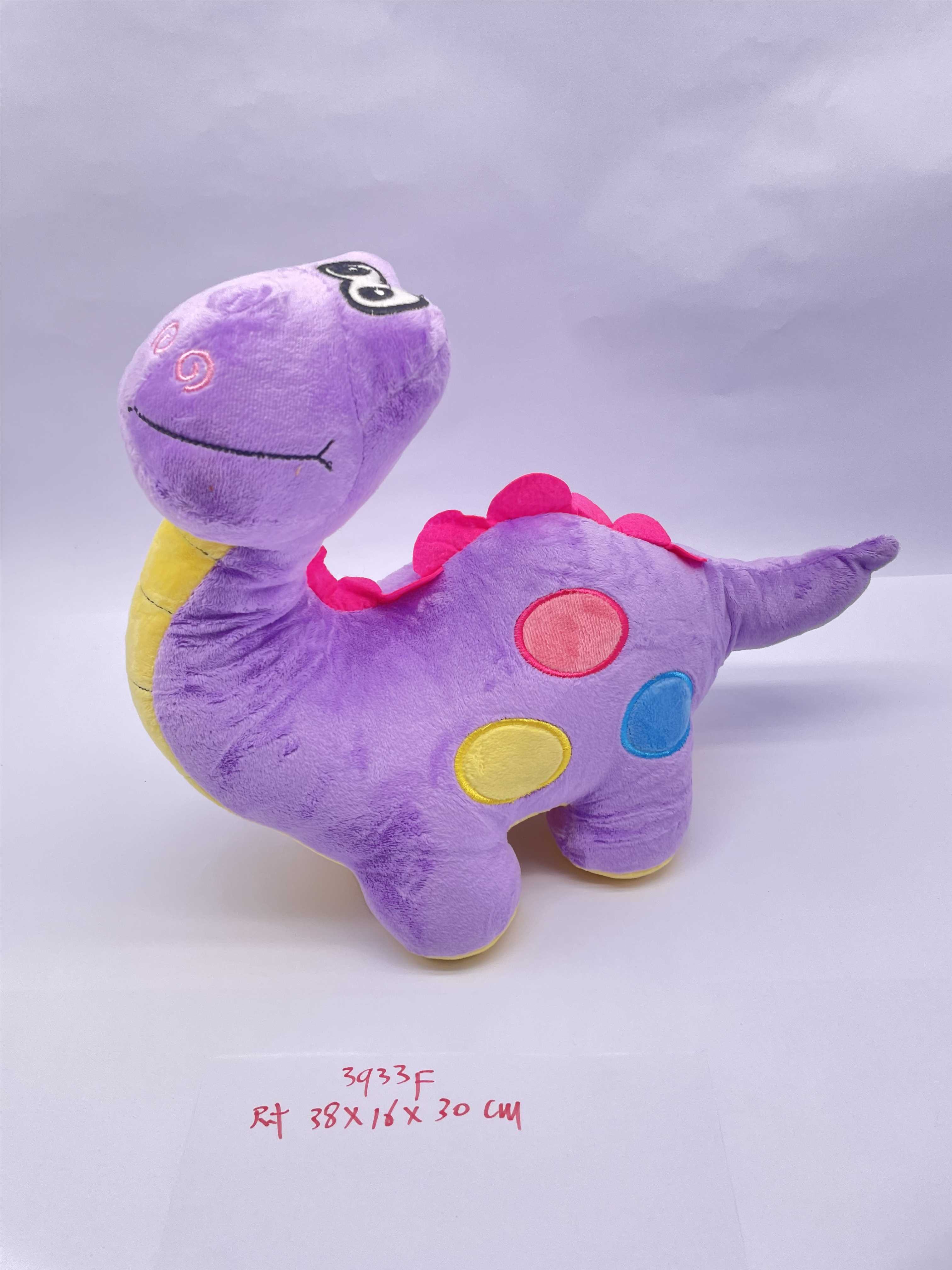 Мягкая игрушка динозавр из ткани, 38*30 см