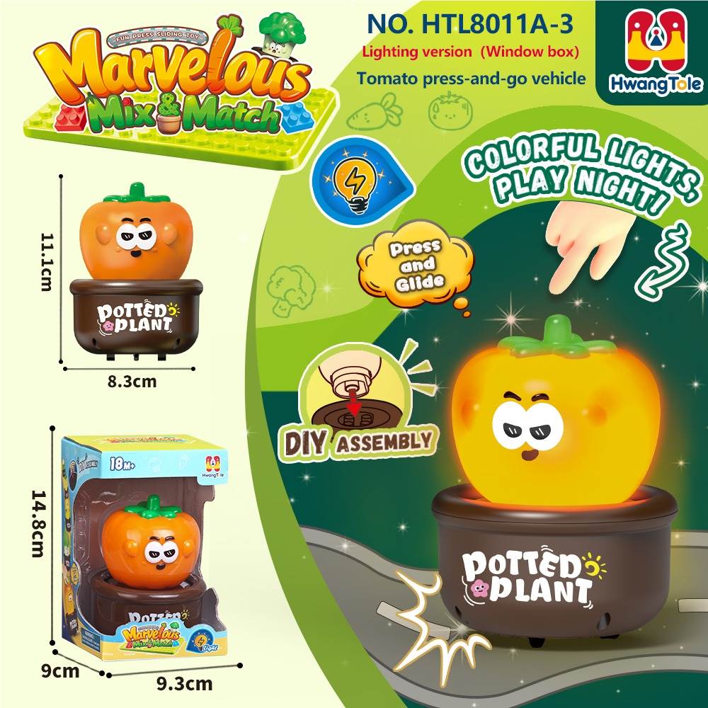 Игрушка-каталка "Овощной автомобильчик"