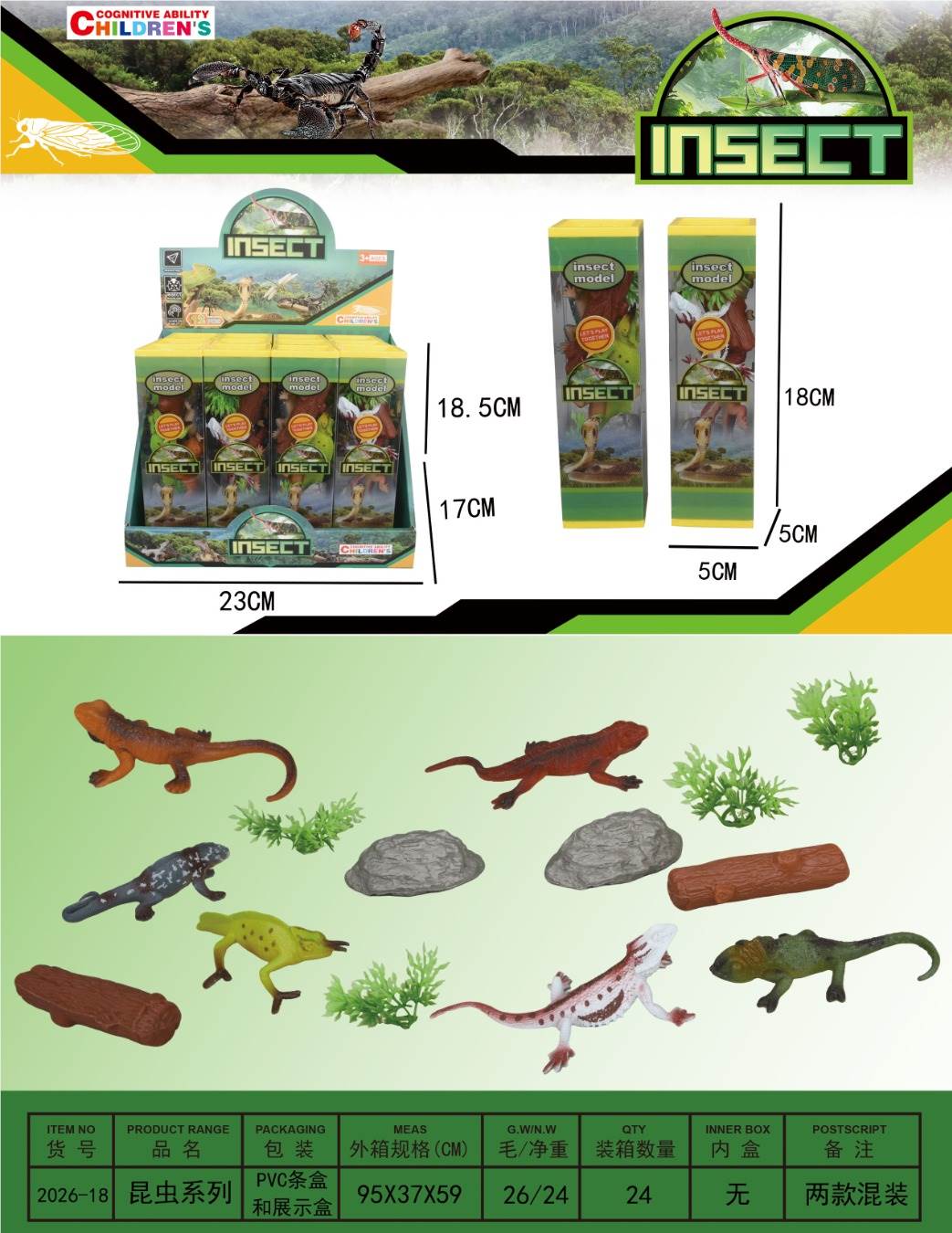 Набор насекомых "Insect Series" оптом