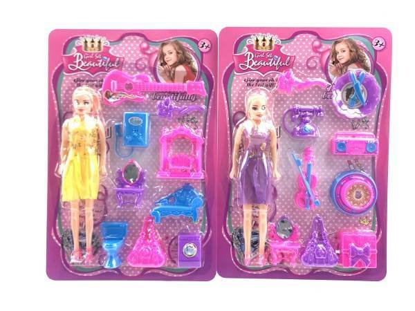 Игровой набор мебели для кукол, миниатюрная мебель для Барби