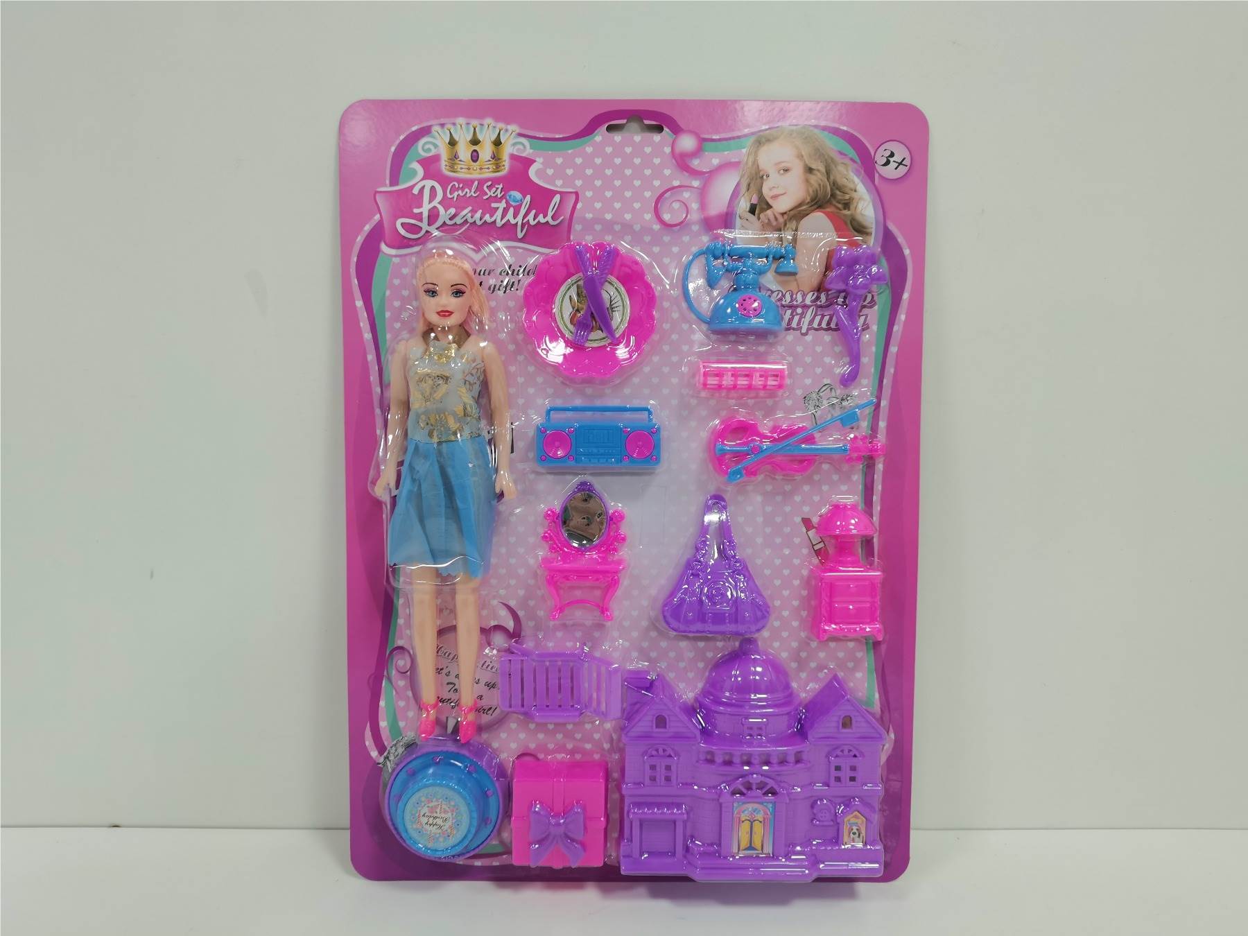 Мебель для кукольного домика, набор Barbie