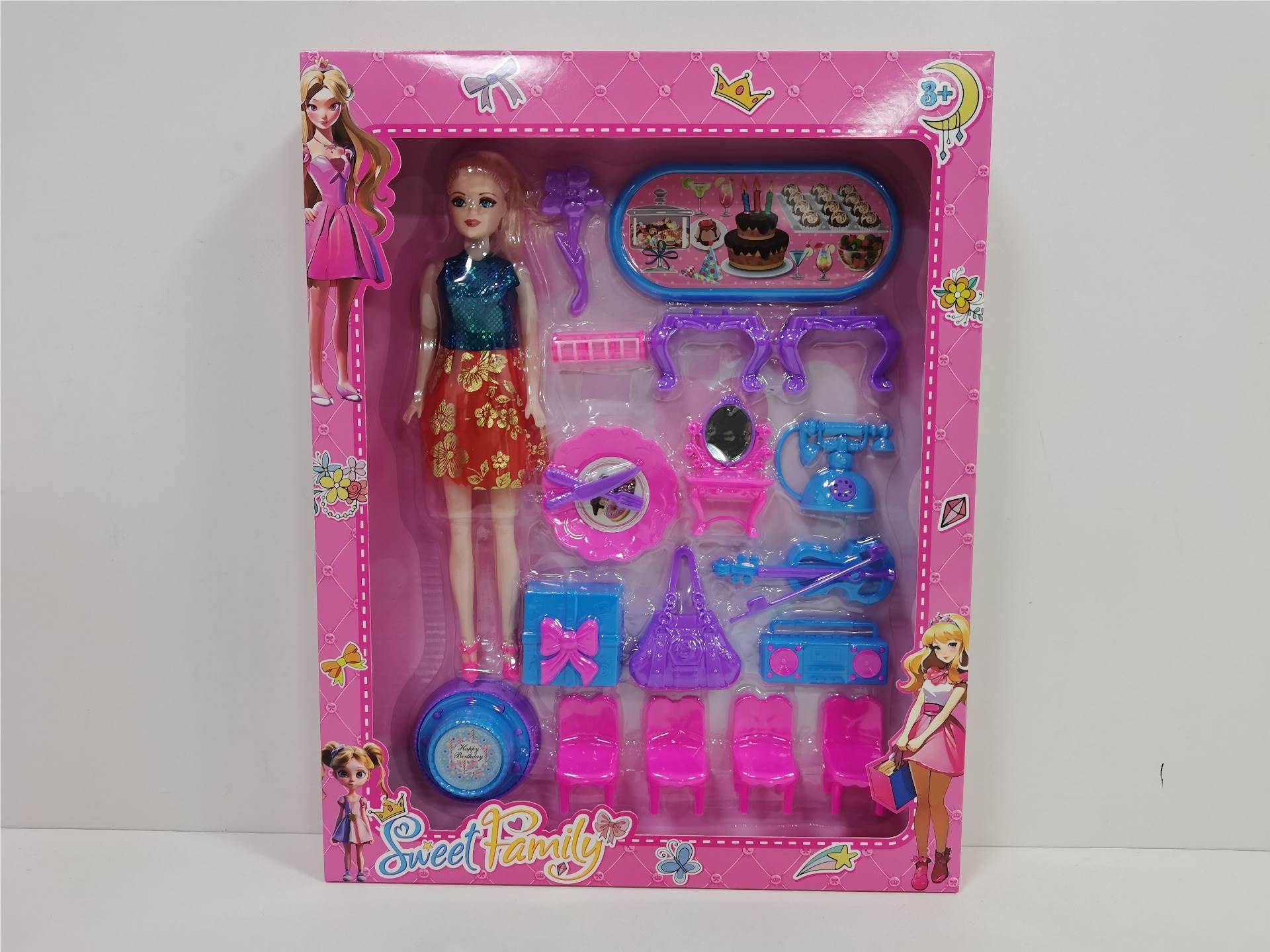 Мебель для кукол Barbie, игровой набор