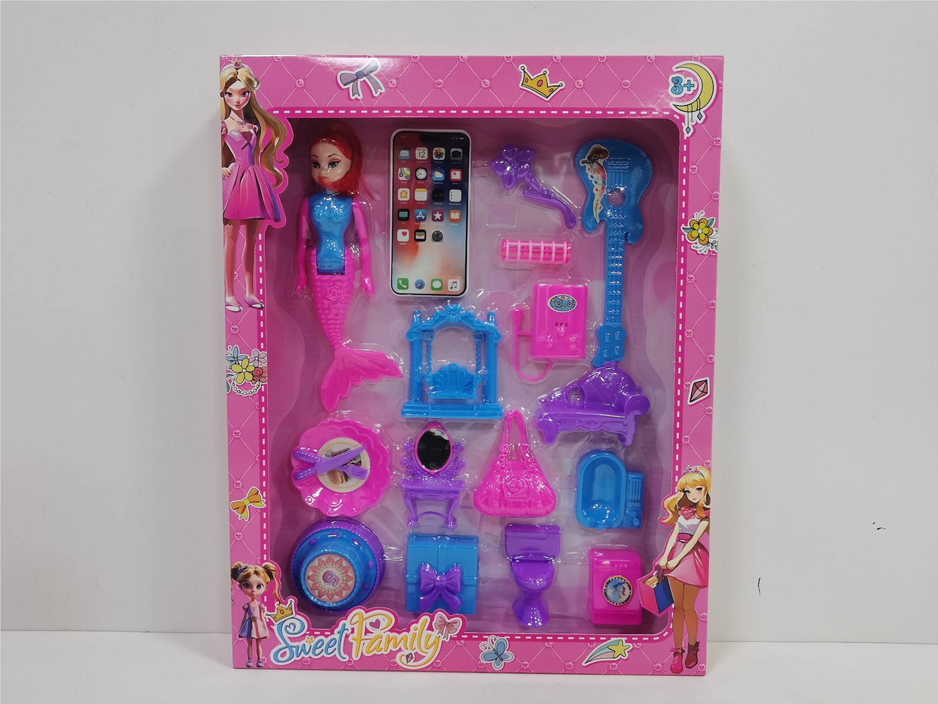 Игровой набор мебели для кукол Barbie, русалка