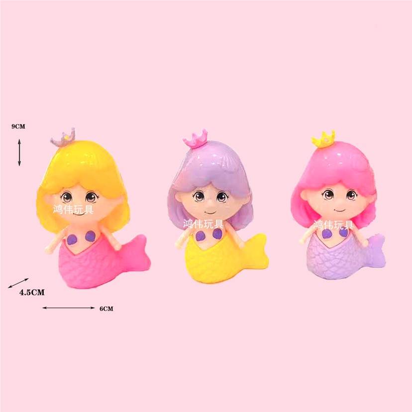 Микс кукол-русалок, 3 цвета