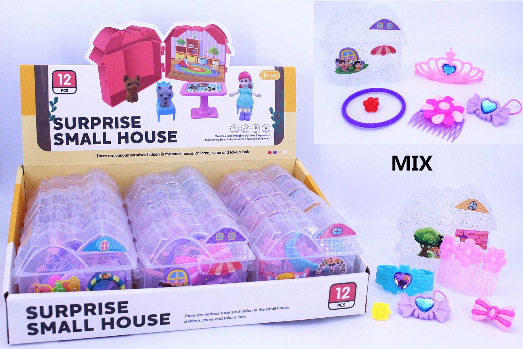 Игровой набор "Домик для украшений" (12 предметов)