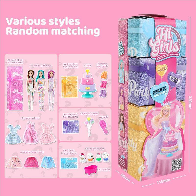 Набор кукол Barbie: меняем цвет, одеваем, играем!