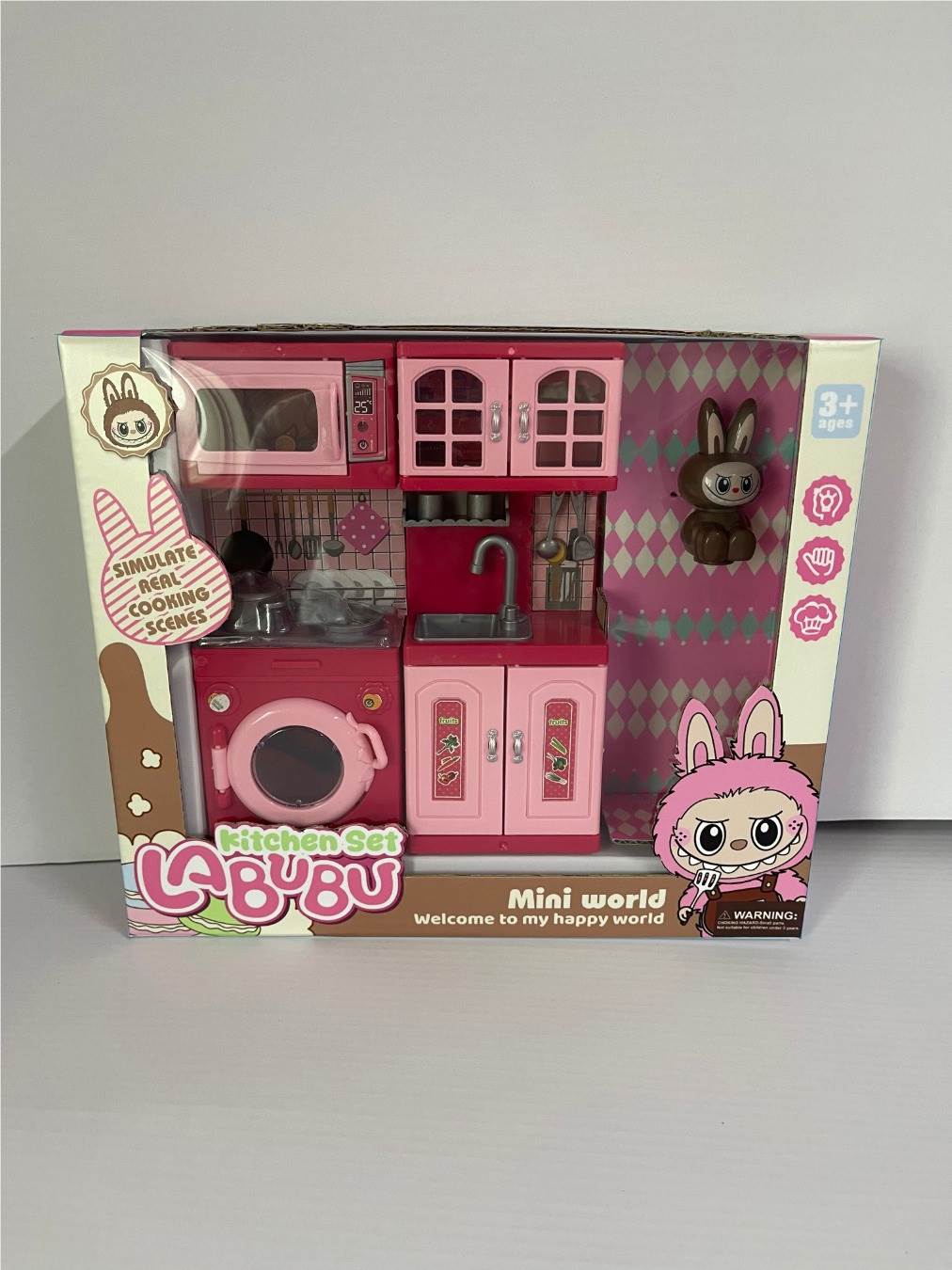 Игровой набор "Кухня" в коробке с окном