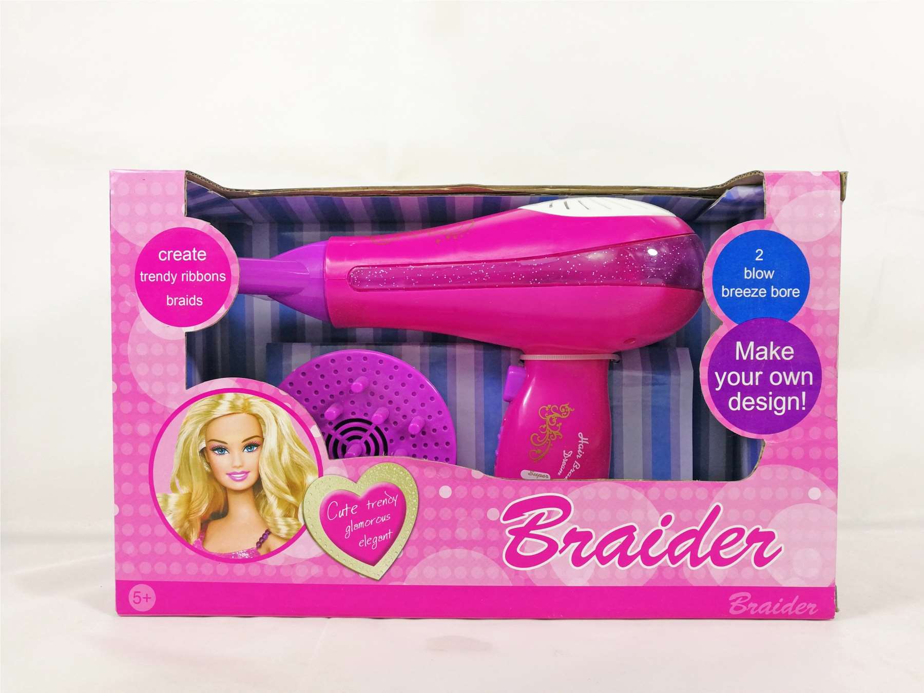 Игрушечный фен с подсветкой Light Dryer оптом