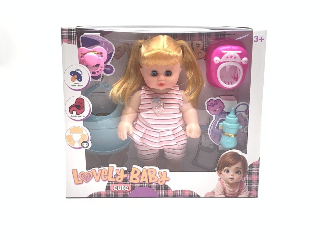 Пупс "10 inch bent foot fat child", 25 см