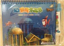 Развивающая книжка-раскраска водой IQ, обучающие игры