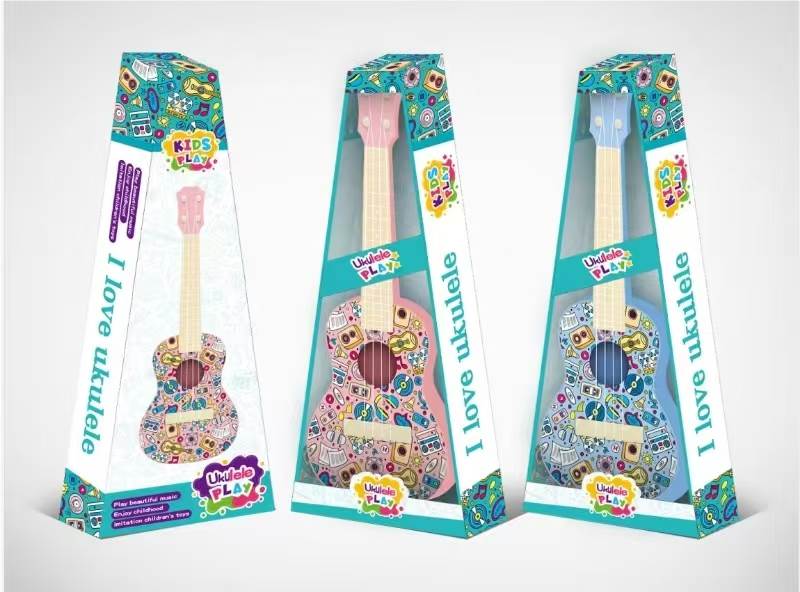 Детская укулеле с мультяшным дизайном