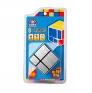 Зеркальный кубик Рубика 2x2 Quzhuan, серебро