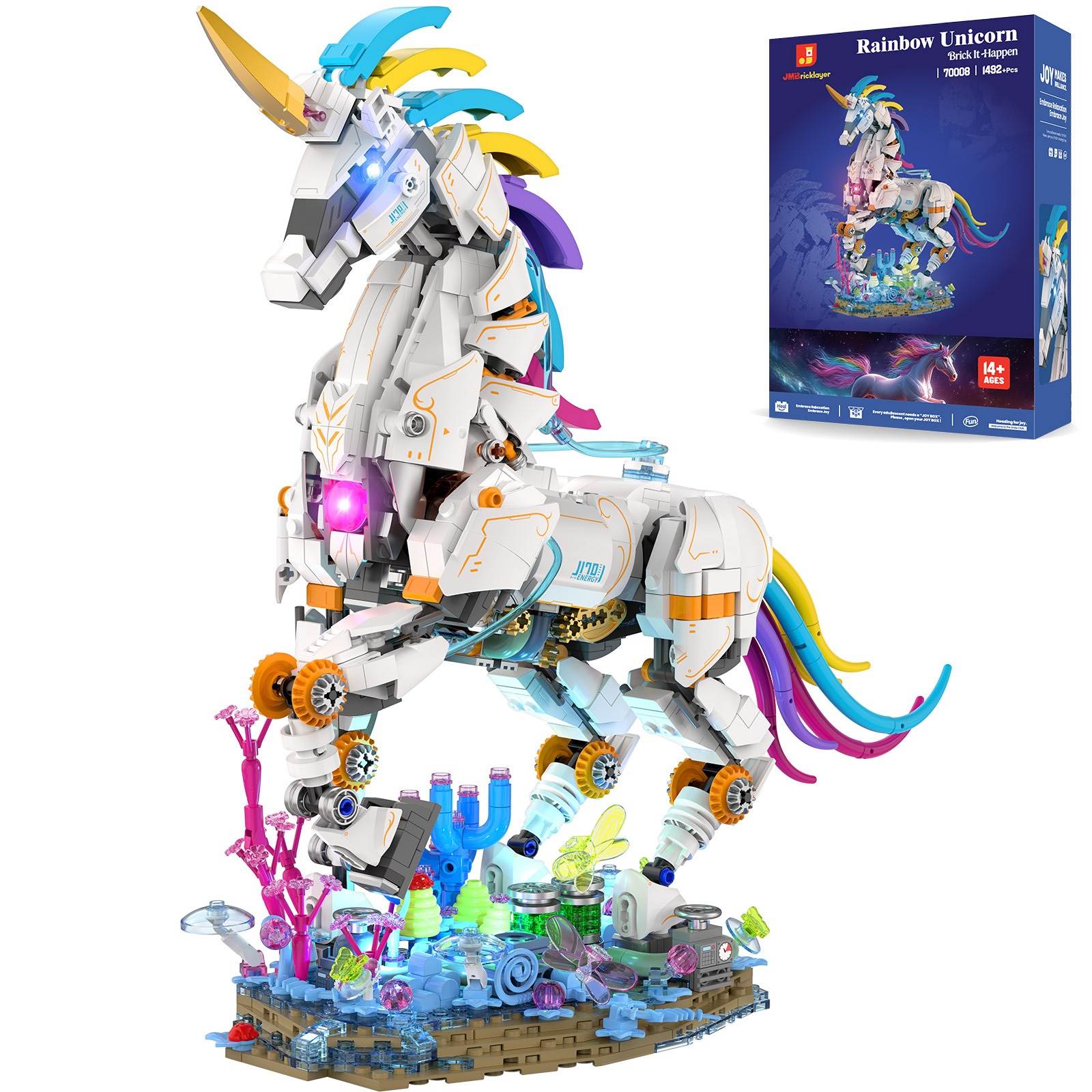Конструктор Единорог, 8 шт/кор
