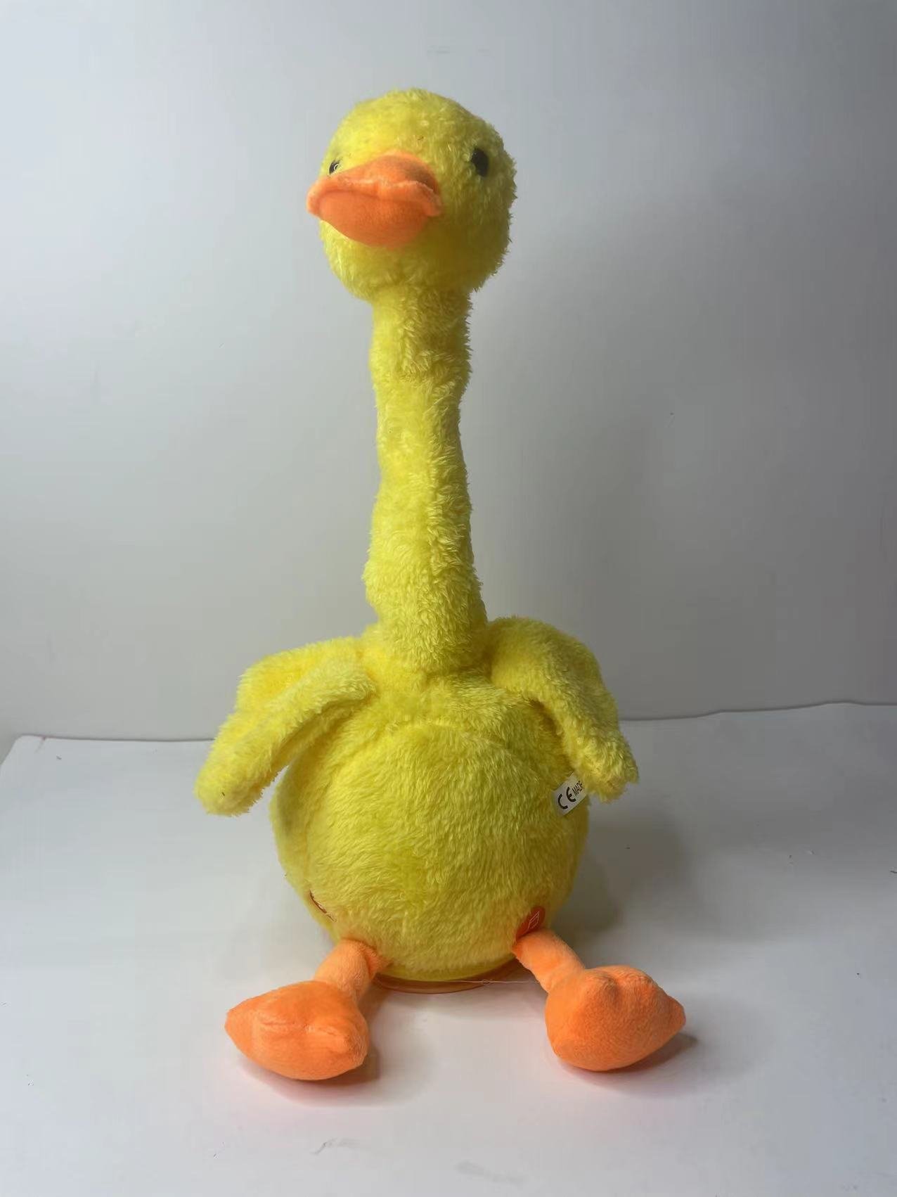 Музыкальная игрушка уточка на палочке с подсветкой