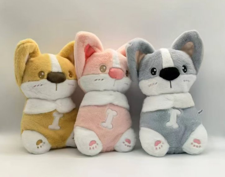 Дышащая кость-собака, игрушка для сна