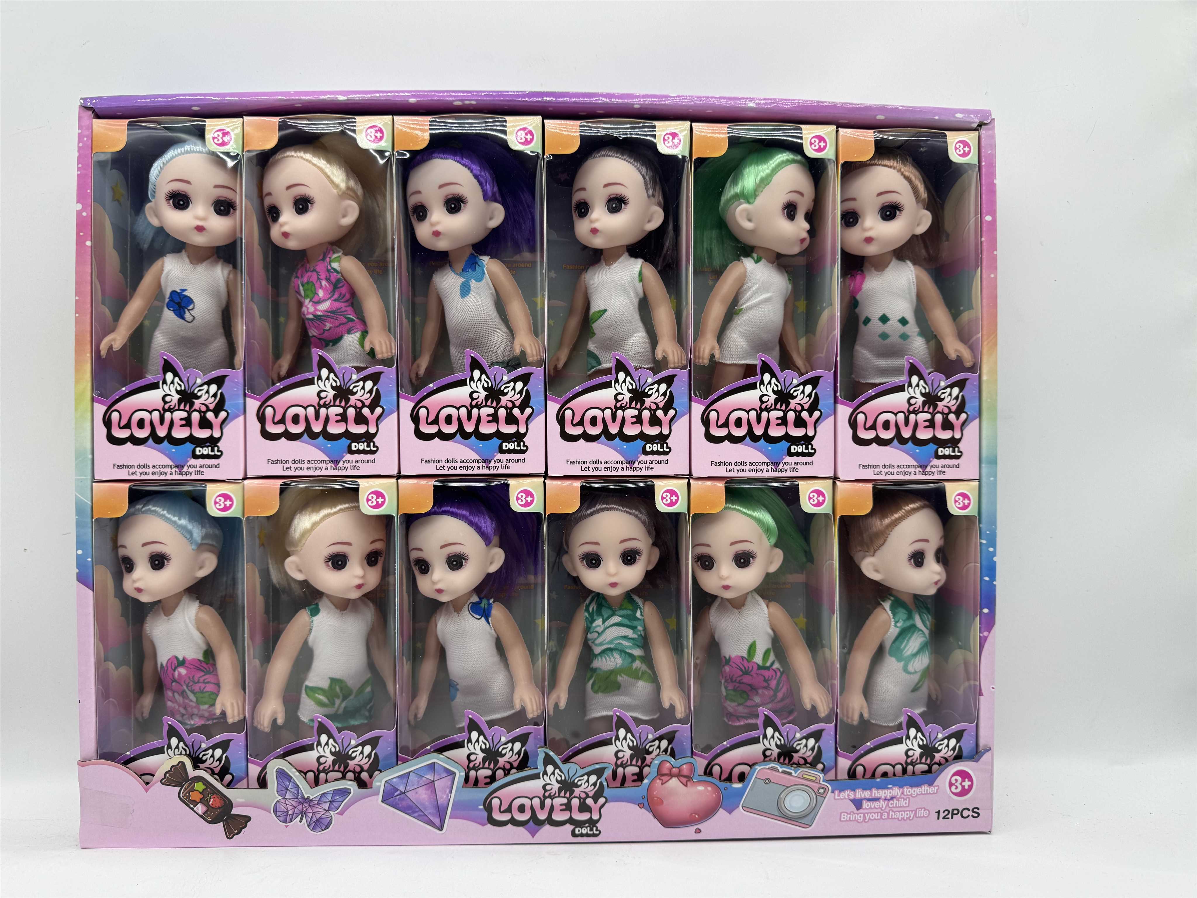 Куклы Ye Luoli Barbie 6 дюймов, 12 шт. в наборе