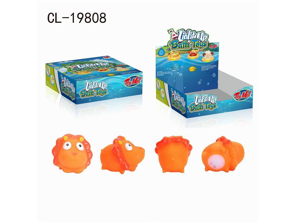Игрушка для ванной Львенок, светящаяся в воде