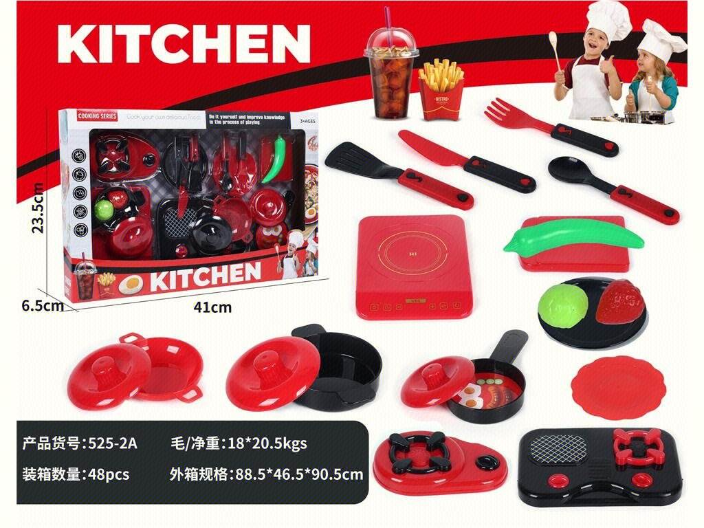 Игрушечная посуда в коробке с окном