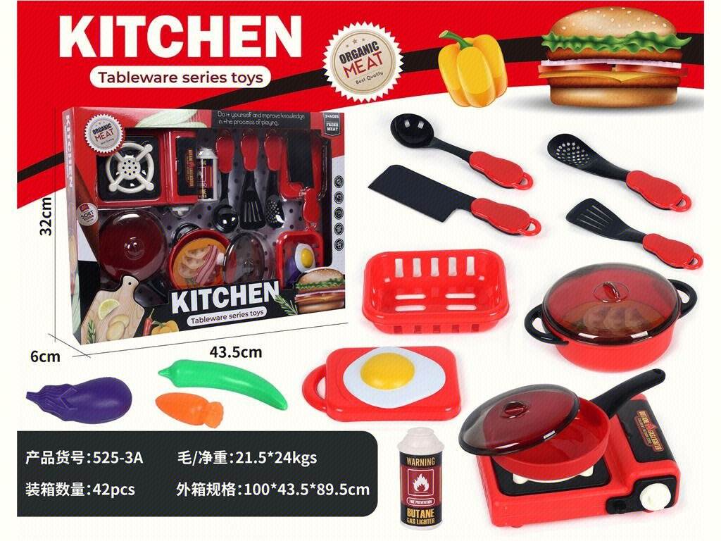 Игрушечная посуда в коробке с окном