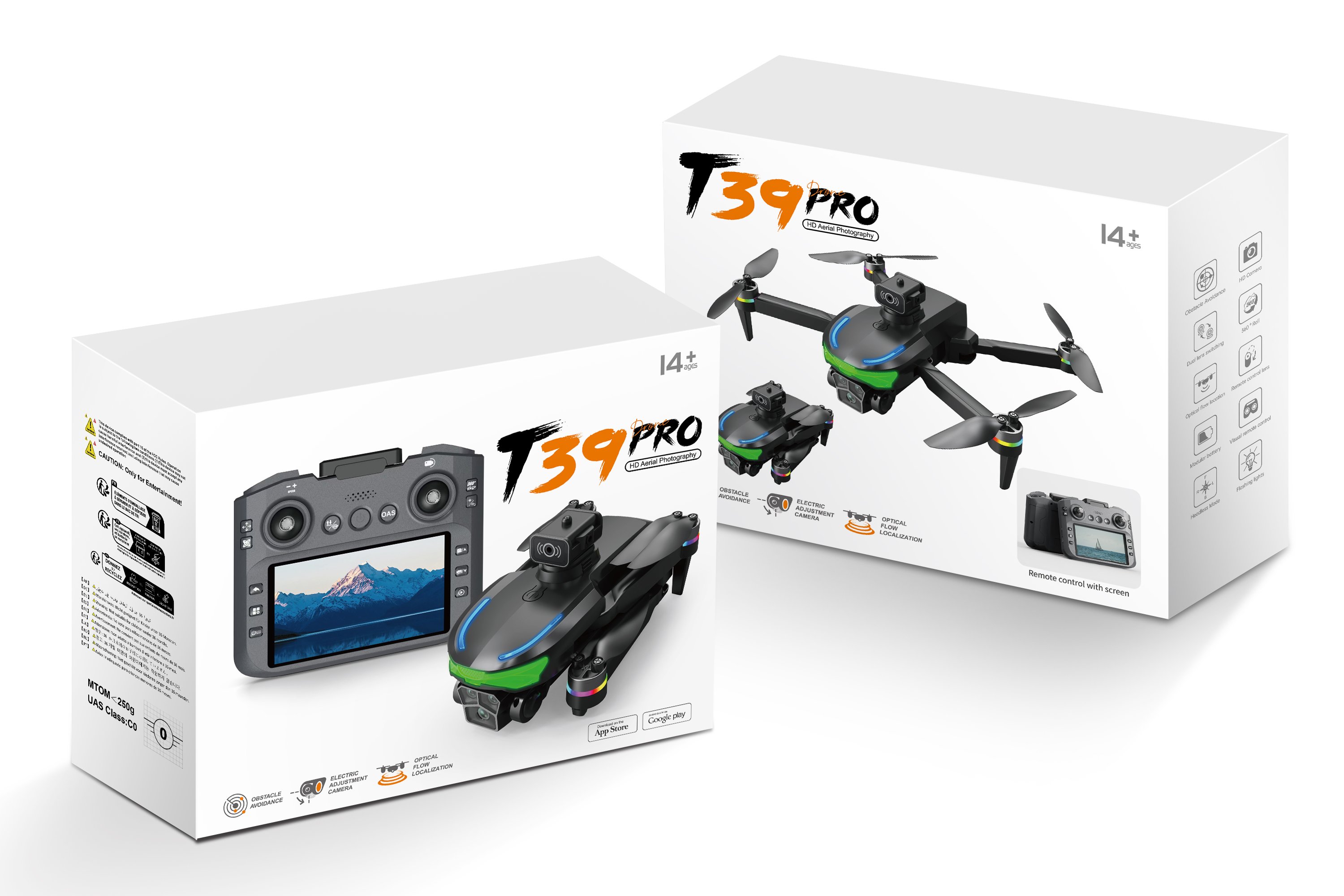Квадрокоптер с экраном 4.3 дюйма для FPV полетов